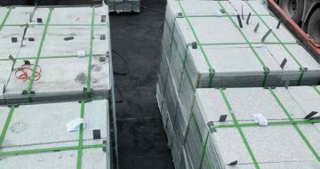 营口 芝麻白3公分火烧成品-发货