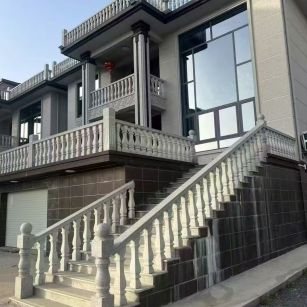 营口 芝麻白别墅阳台栏杆，楼梯栏杆