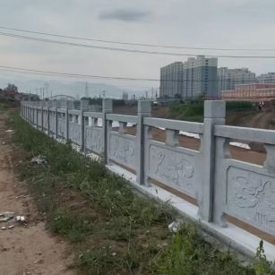 营口 石材河道栏杆
