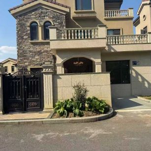 营口黄金麻别墅干挂效果展示