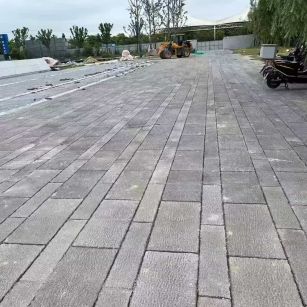 营口仿古石铺装效果