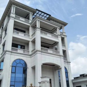 营口芝麻白别墅干挂效果展示