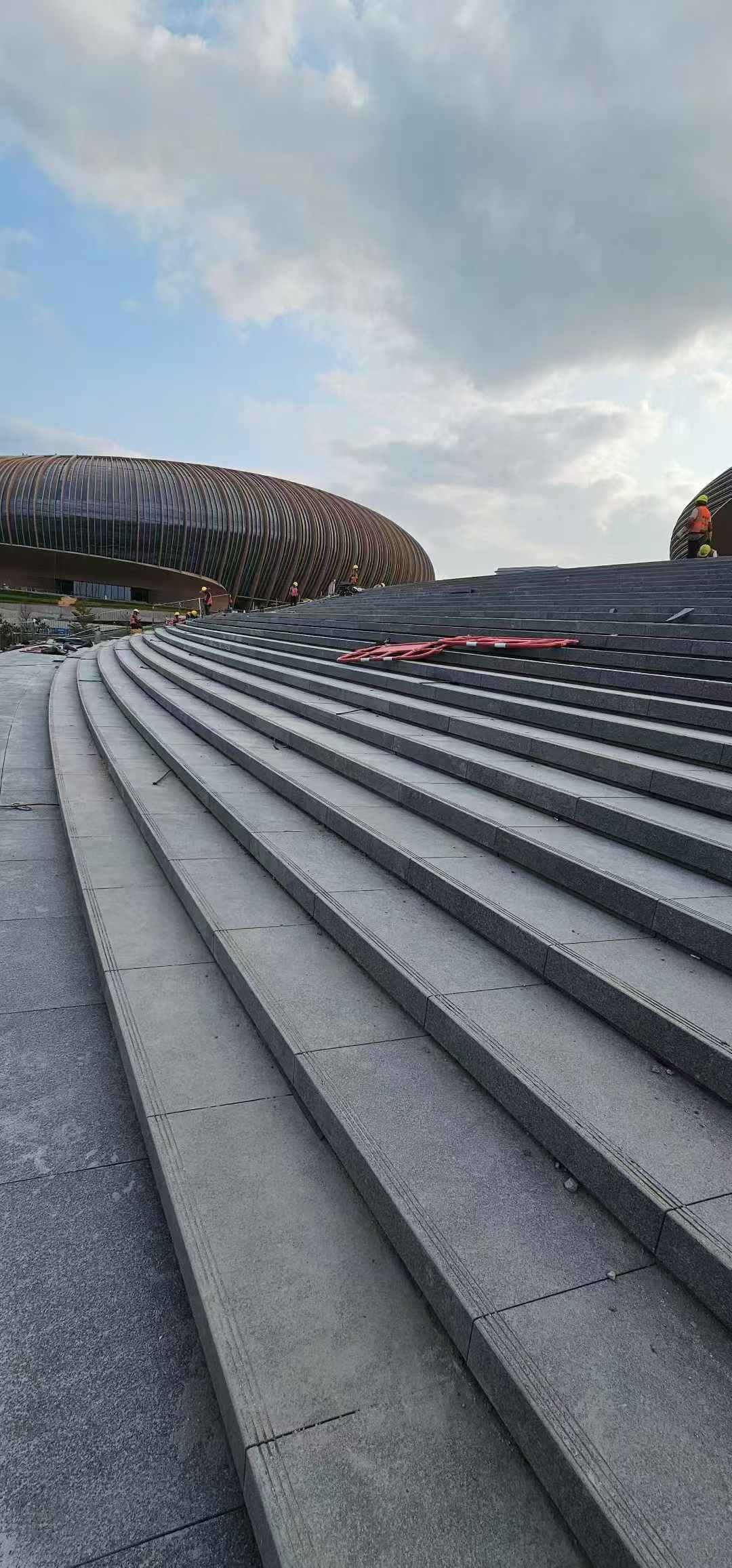 营口 弧形整石台阶铺装效果图
