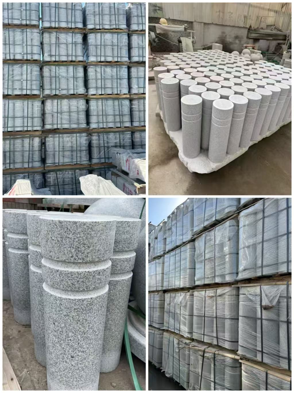 营口 芝麻白花岗岩挡车柱、隔离柱多少钱