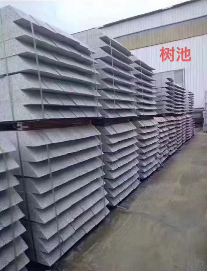 营口 芝麻灰切头树池