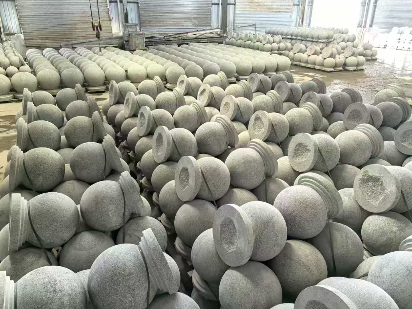 营口石材挡车球