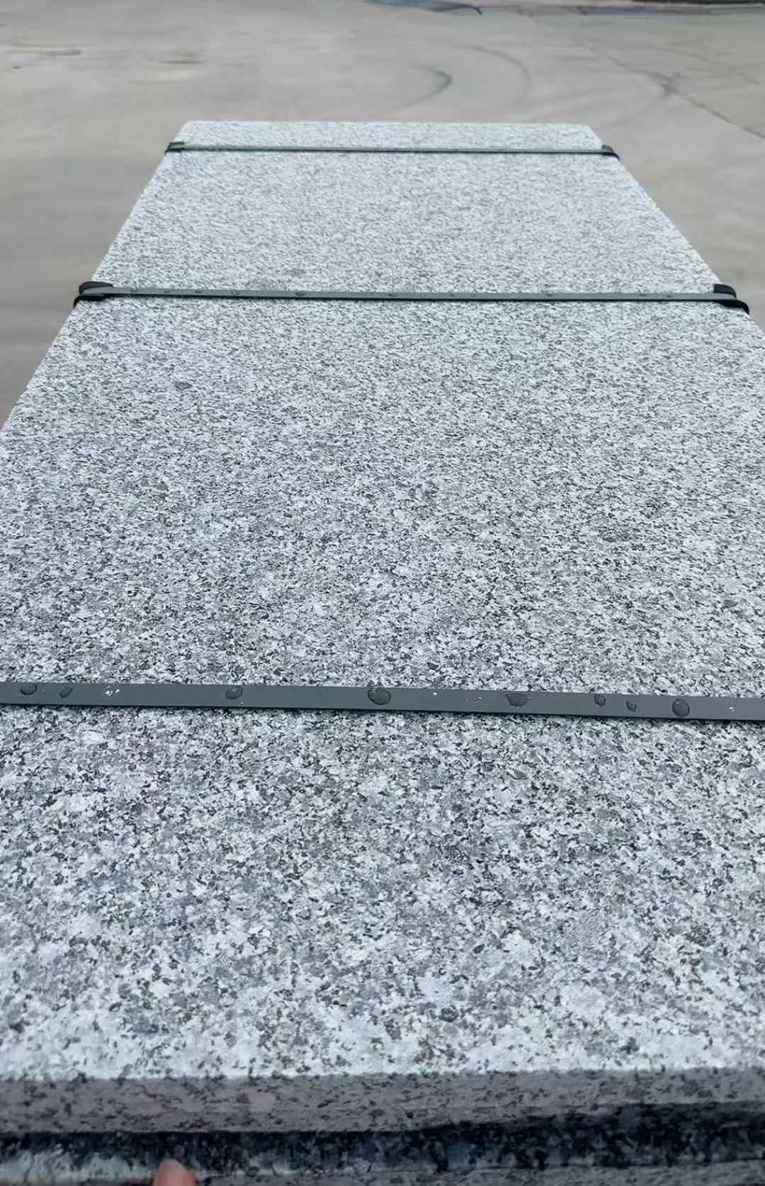营口 芝麻黑火烧面毛板，条板，半成品